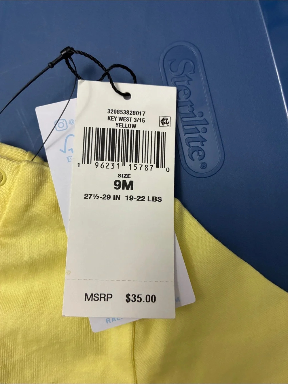 Ralph Lauren Yellow Polo Bear Fishing Graphic Tee - Kids